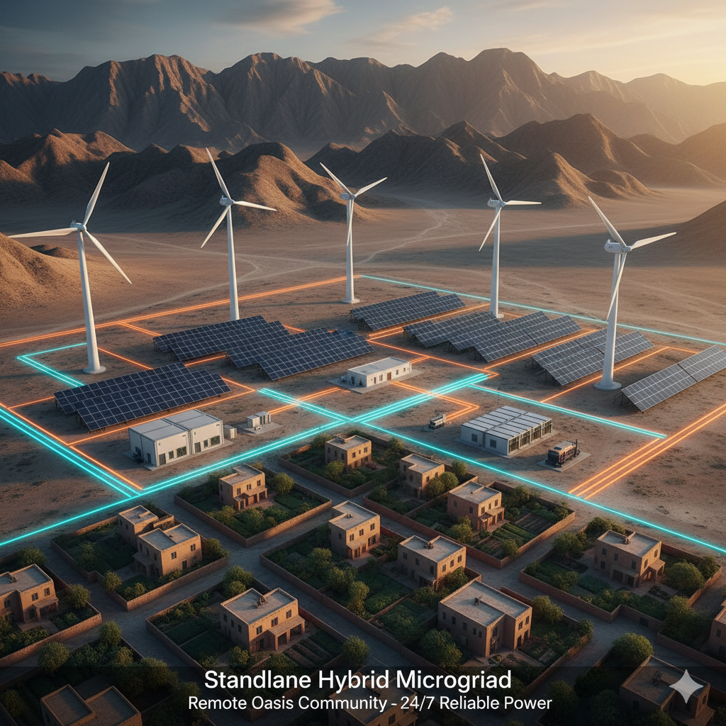Off-Grid Hybrid RES Planning & Implementation
